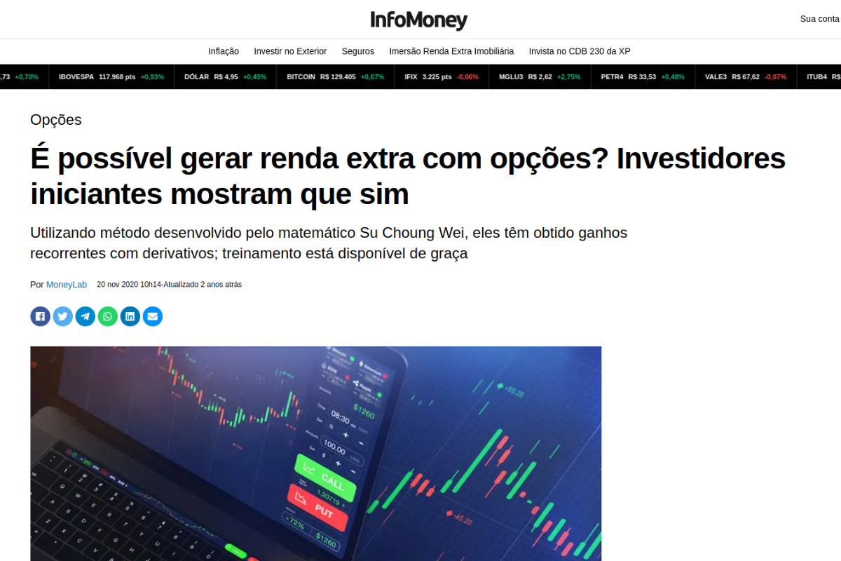 notícia Infomoney